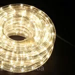 Светодиодный дюралайт LED 10м с контроллером белый