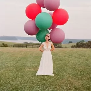 Украшение воздушными шарами свадьбы