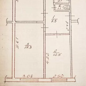 Продается 3-х комнатная квартира,  р-н 