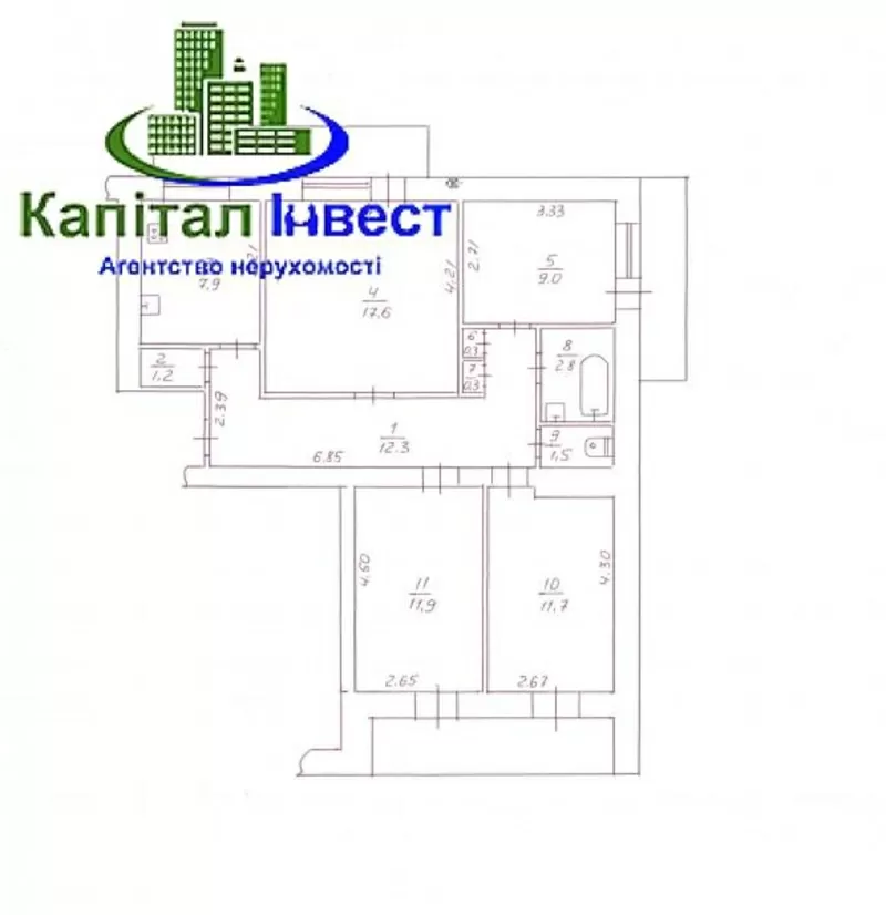 4-Х КОМНАТНАЯ КВАРТИРА ПО ЦЕНЕ 2-Х КОМНАТНОЙ 10