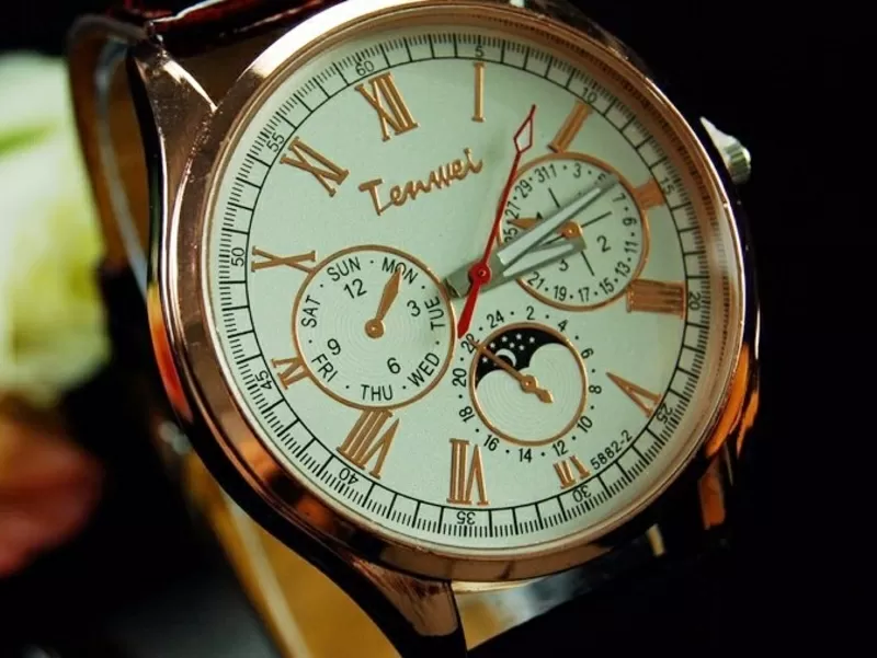 Приобретайте красивые часы «Tenwei» по выгодной цене! Часы-унисекс,  см 2