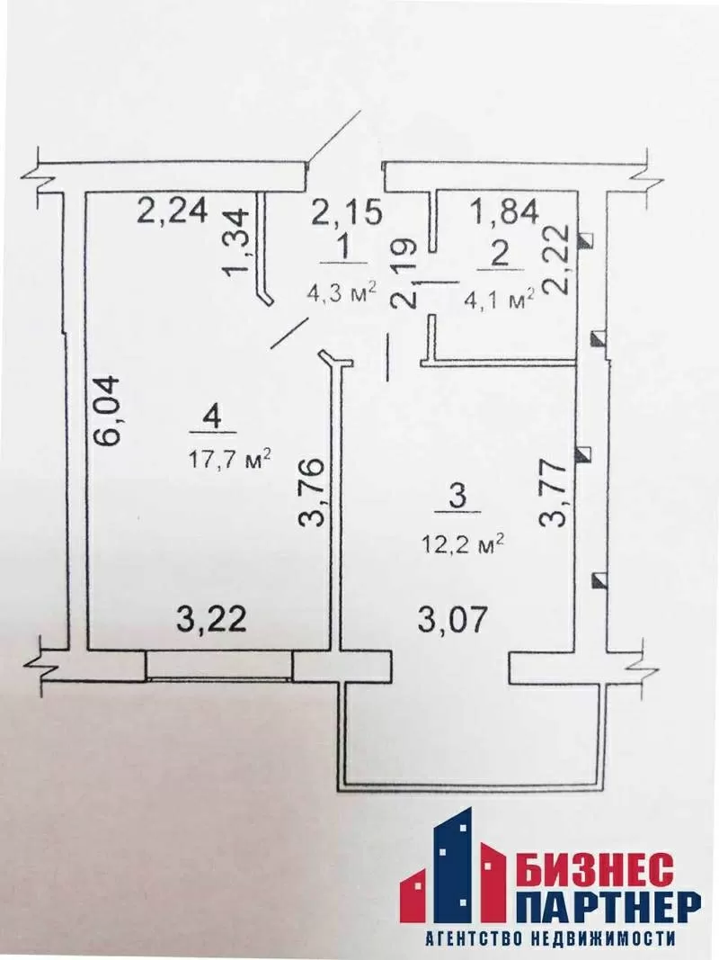 Продается 1-ком квартира в ЖК Форест 3