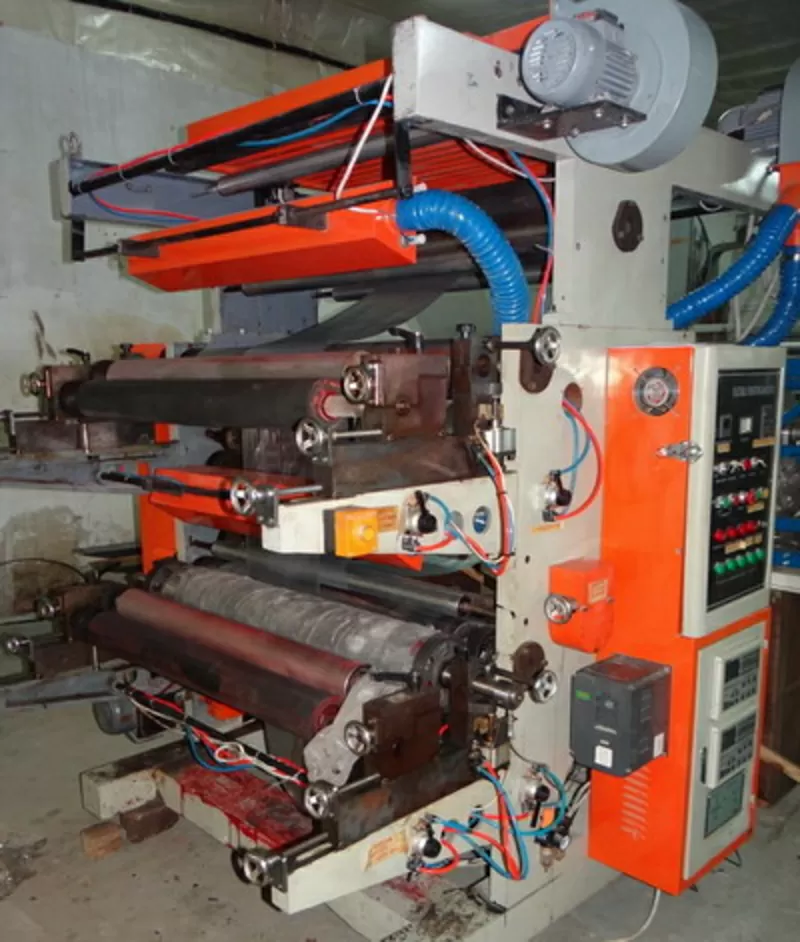 Флексографская двухцветная печатная машина 1000мм