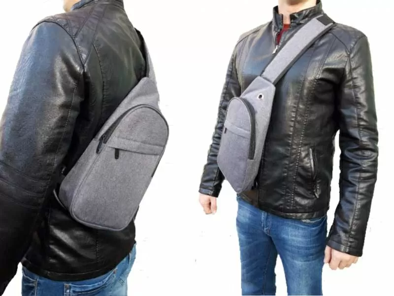 Зручна та стильна сумка через плече для чоловіків 3