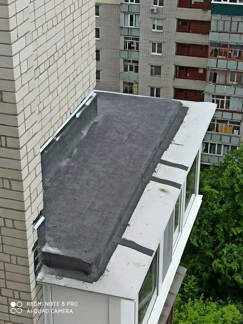 Ремонт даху (даху) балкона. Покрівельні роботи Черкаси 2