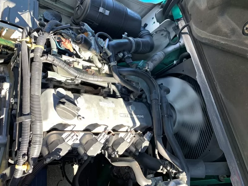Вилочний автонавантажувач Mitsubishi,  з пічкою та бічним зсувом.  7